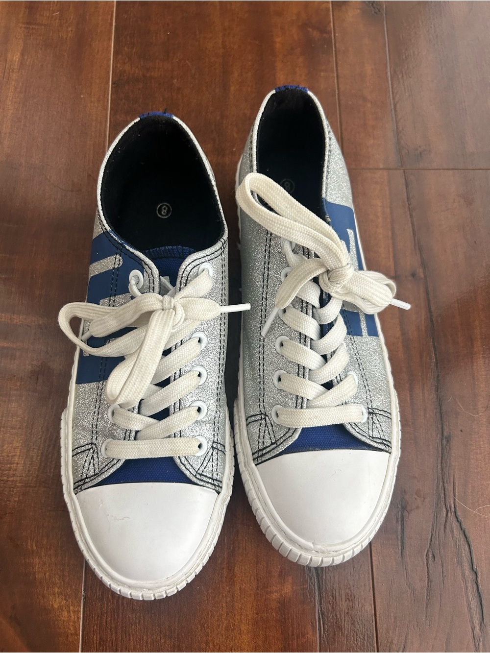 FOCO NY giants glitter low top sneakers 8 - Picture 4 of 9